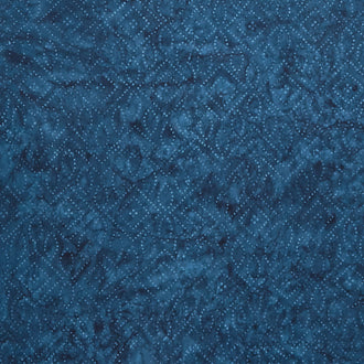 Tonga Batiks - Liberty Geo Dots Shape Blue Yardage