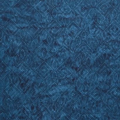 Tonga Batiks - Liberty Geo Dots Shape Blue Yardage