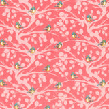 Porch Swing - Birds and Branches Coral Yardage Primary Image