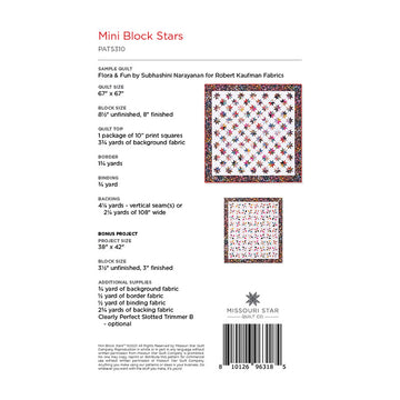 Mini Block Stars Quilt Pattern by Missouri Star Alternative View #1