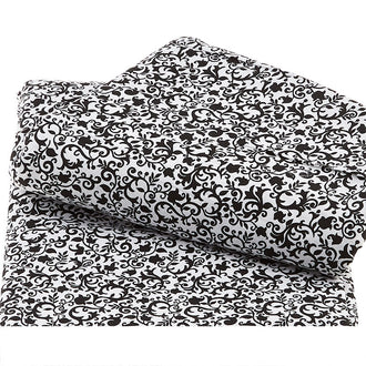 Blacktie - Scroll Black/White 108" Wide Backing 3 Yard Cut