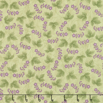 Iris and Ivy - Ivy Covered Olive Yardage