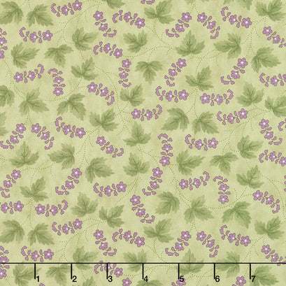 Iris and Ivy - Ivy Covered Olive Yardage