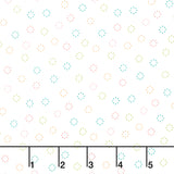 Strawberry Lemonade - Daisy Dots Cloud Yardage Primary Image