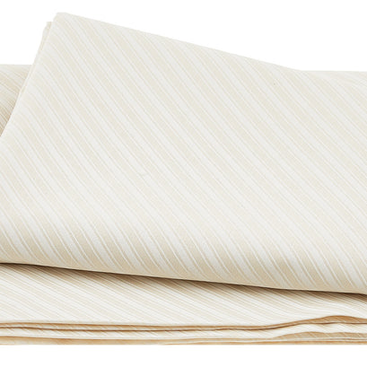French Vanilla Favorites Bias Stripe Linen 2 Yard Cut