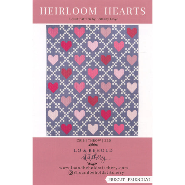 Heirloom Hearts Quilt Pattern Primary Image