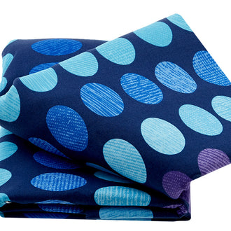 Oval Exxence - Blue 108" Wide Backing 3 Yard Cut