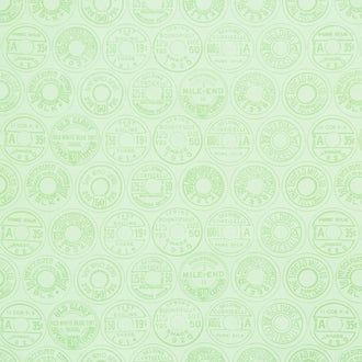 She Who Sews - Low Volume Spool Tops Green Yardage