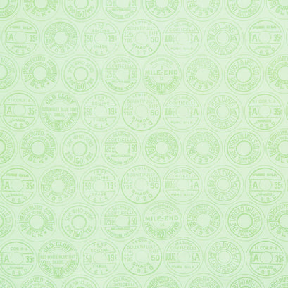 She Who Sews - Low Volume Spool Tops Green Yardage