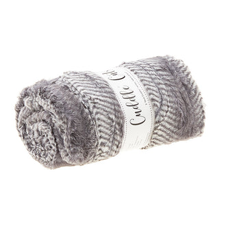 Luxe Cuddle® - Mamba Chrome/Snow 2 Yard Cut