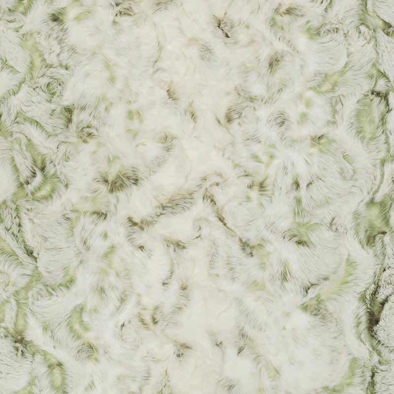 Luxe Cuddle® - Snowy Owl Basil Yardage Primary Image