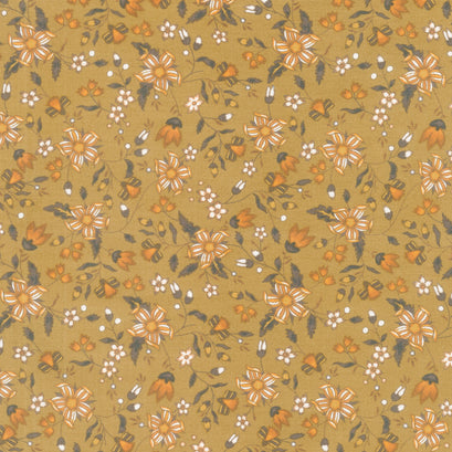 Alexandra - Vining Brass Metallic Yardage