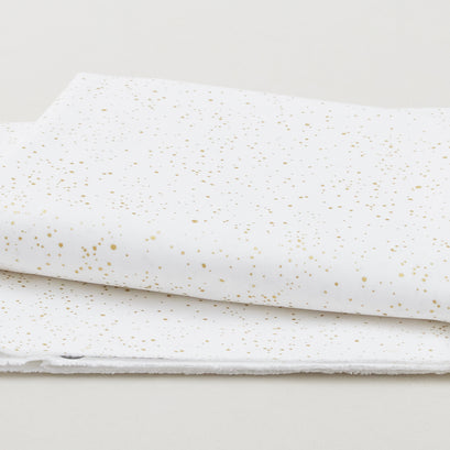 Illusion - Speckle White Metallic 2 Yard Cut