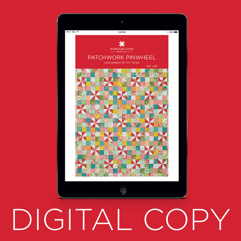 Digital Download - Patchwork Pinwheel Quilt Pattern by Missouri Star Primary Image