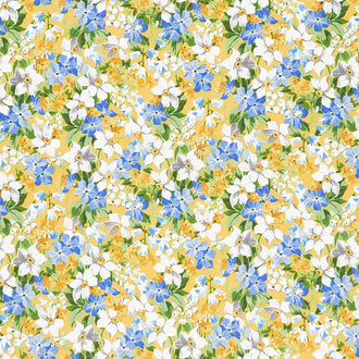 Summer Breeze 2023 - Flower Garden Yellow Yardage