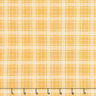 Farmhouse Summer - Plaid Gold Yardage