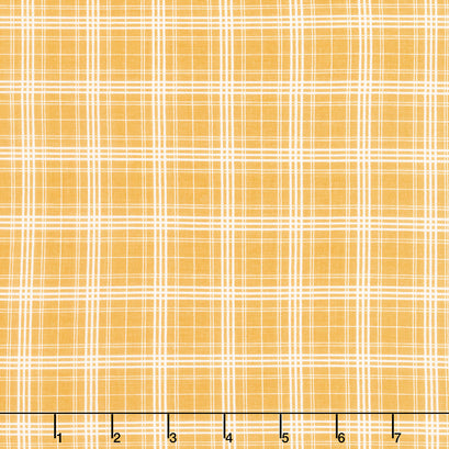 Farmhouse Summer - Plaid Gold Yardage