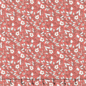 Pride & Prejudice - Maria Red Yardage