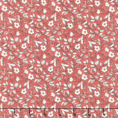 Pride & Prejudice - Maria Red Yardage