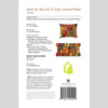 Digital Download - Quilt As You Go 3" Cozy House Pillow Pattern by Missouri Star