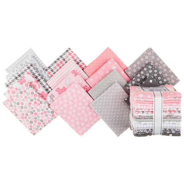 Cozy Cotton Flannels - Pink Petals ColorstoryFat Quarter Bundle Primary Image