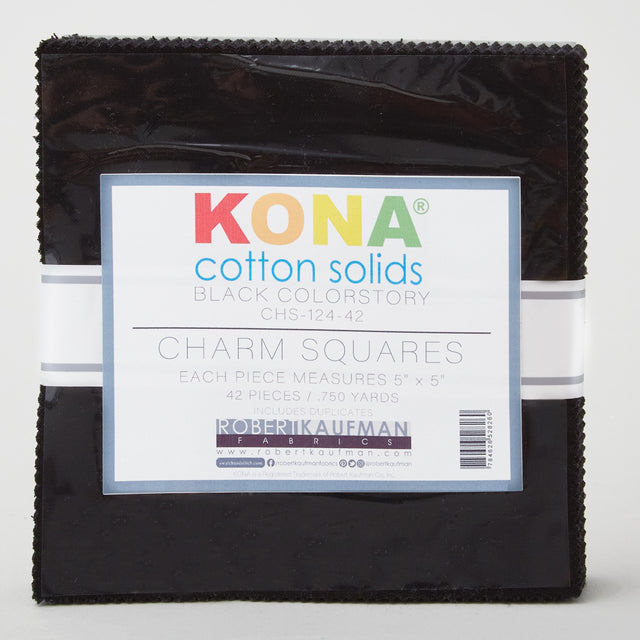 Kona Cotton - Black Charm Pack Primary Image