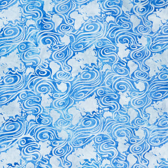 Artisan Batiks - Orbital Sunrise Continents Storm Yardage