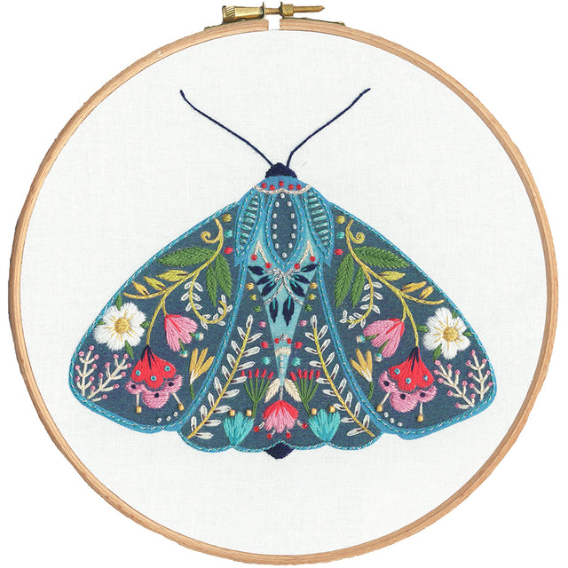 Pollen Moth Embroidery Kit Primary Image