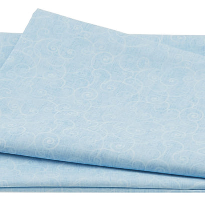 Whimsy Basics - Soothing Swirl Spa Blue 3 Yard Cut
