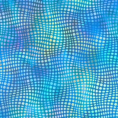 Impressions - Dots Blue Yardage