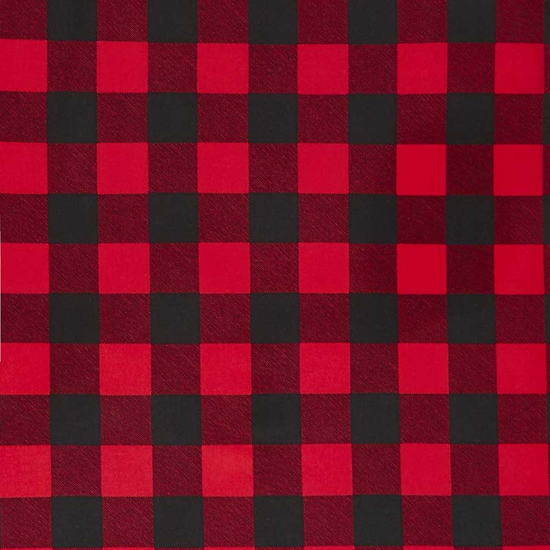 108" Quilt Back - Buffalo Plaid Red 108" Wide Backing