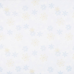 108" Quilt Back - Light Grey Snowflakes 108" Wide Backing
