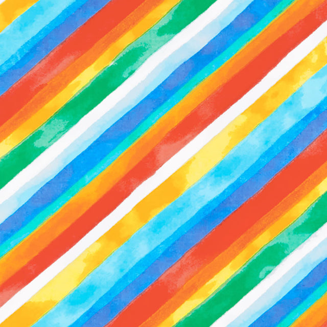 108" Quilt Back - Rainbow Stripe 108" Wide Backing