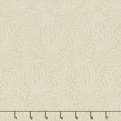 108" Quilt Back - Scrolling Vine Beige 108" Wide Backing