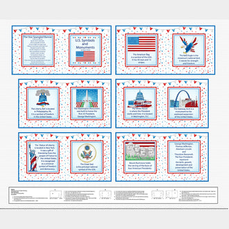 Little Readers - Patriotic Book Blue Panel