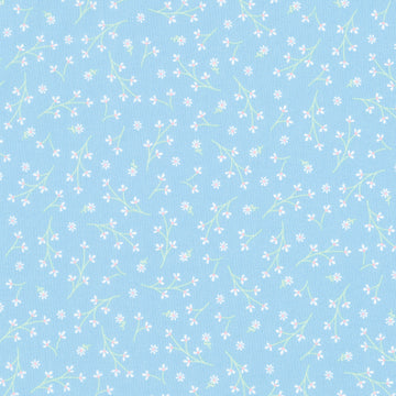 Kimberbell Basics - Pretty Petals Blue Yardage Primary Image