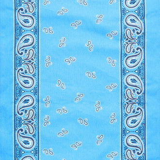 Classic Retro Toweling - Blue Bandana 16" Toweling Yardage