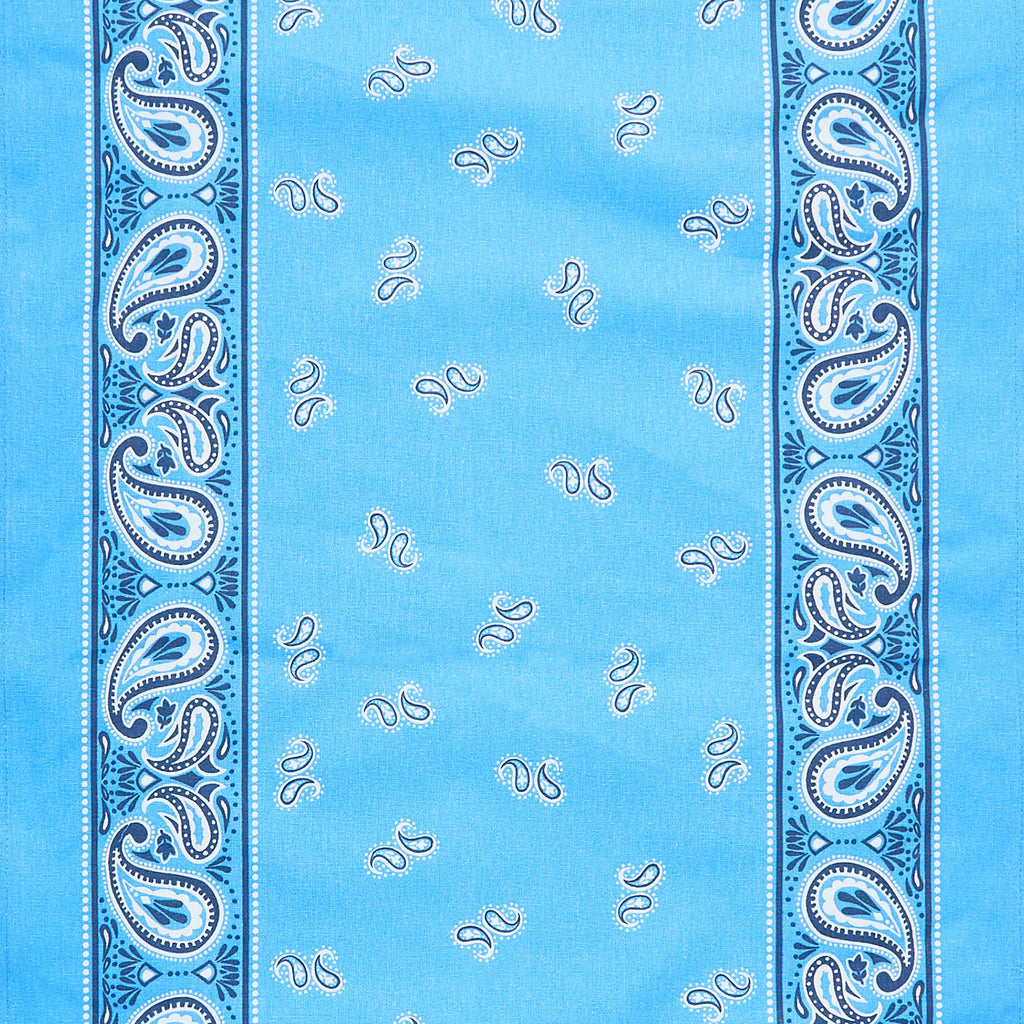 Classic Retro Toweling - Blue Bandana 16" Toweling Yardage Primary Image
