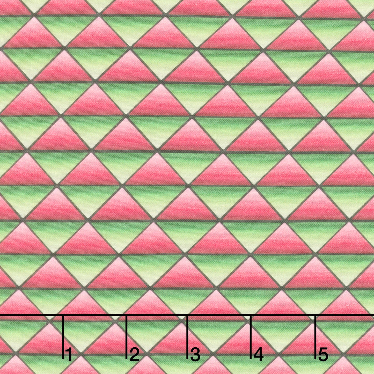 Lush Triangles - Pink Rosewood Yardage Primary Image
