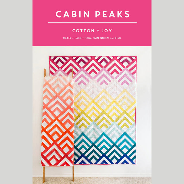 Cabin Peaks Quilt Pattern Primary Image