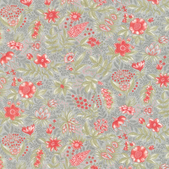 Collection for a Cause: Etchings - Joyful Jacobean Slate Yardage