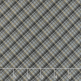 Holiday Charms - Plaid Black Metallic Yardage Primary Image