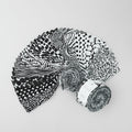 Saturday Stash - Kaffe Fassett Collective Black and White 2 1/2" Strips Primary Image
