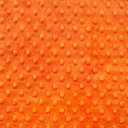 Cuddle® Embossed Dimple - Orange 60" Minky Yardage