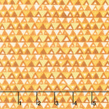 Gustav Klimt - Triangles Gold Metallic Yardage Primary Image
