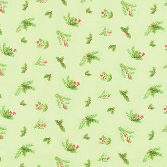 Monthly Placemat Coordinate - December Holly Green Yardage