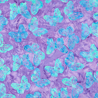 Tonga Batiks - Mariposa Stamped Butterflies Mariposa Yardage