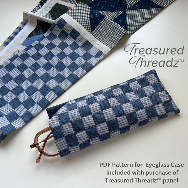 Treasured Threadz™ Missouri Star Blue Quilt Block Panel
