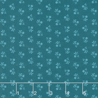 Red White and Beautiful - Sprigs Blue Yardage