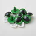 Plastic Slit Pupil Safety Eyes - 25mm Green - 4 Pairs Alternative View #1